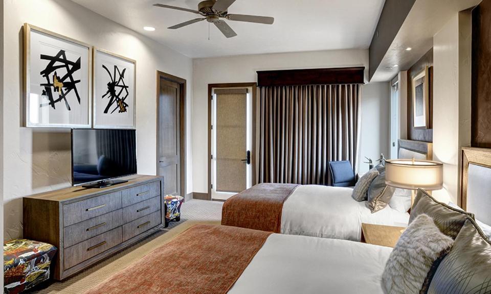 Casa de campo con cama grande