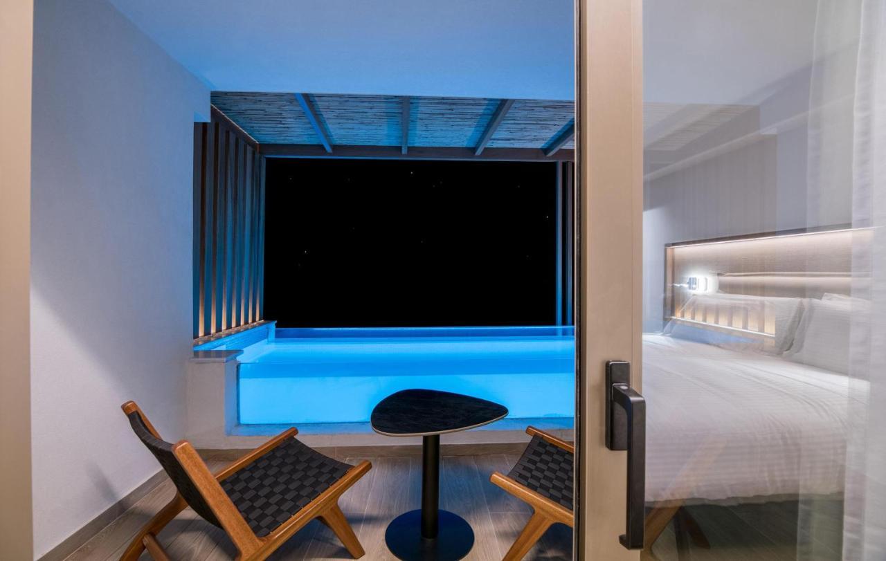 Dazzling Blue Sea View Heated Plunge Pool