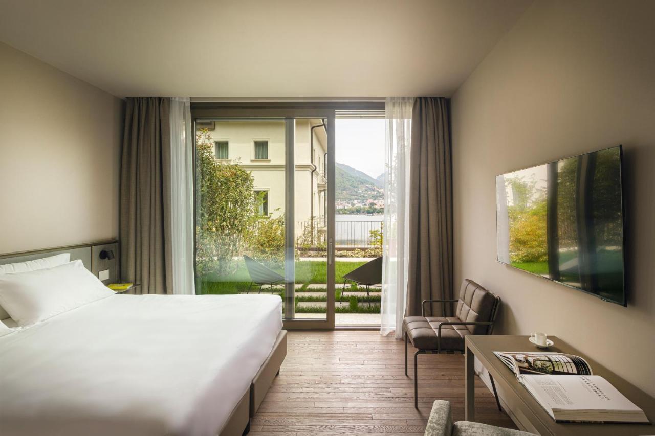 Deluxe Doppel- oder Zweibettzimmer mit Seeblick und Terrasse
