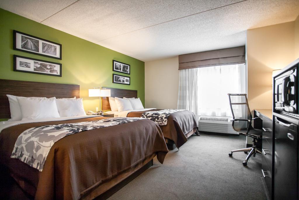Queen Suite with Two Queen Beds and Sofa Bed - Non-Smoking