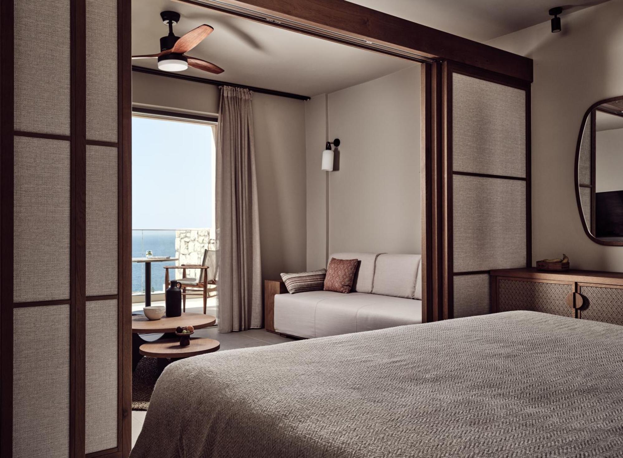 Familiesuite met Kingsize Bed - Uitzicht op Zee