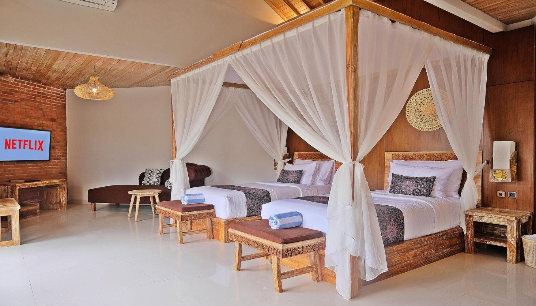 Two-Bedroom Private Pool Villa One-time 2 Bottles of Beer Shuttle to Jimbaran Area,1362574793:JPEG