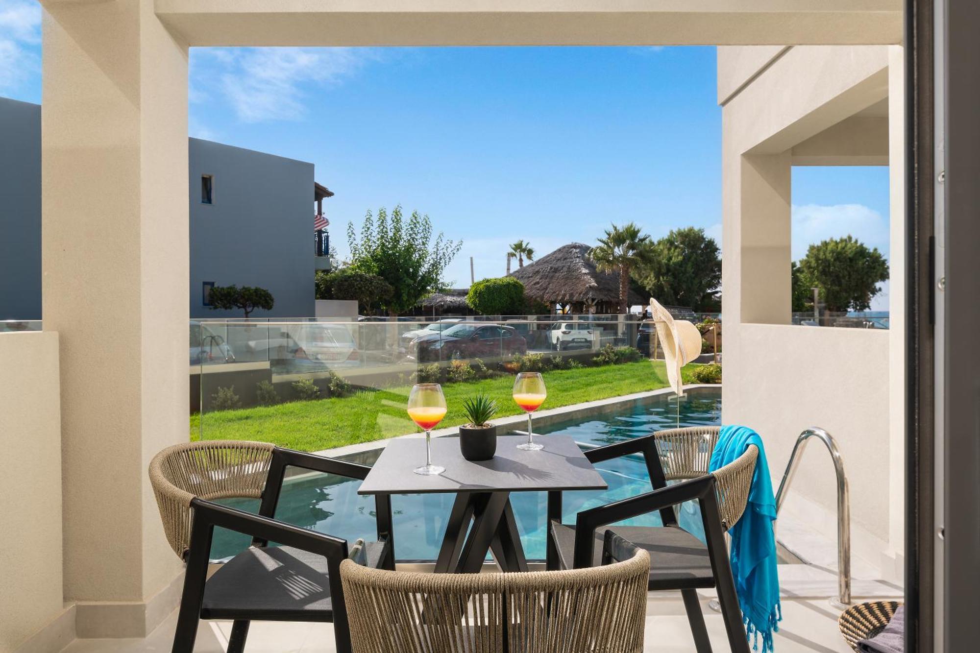 Chambre Deluxe avec Accès Direct à la Piscine