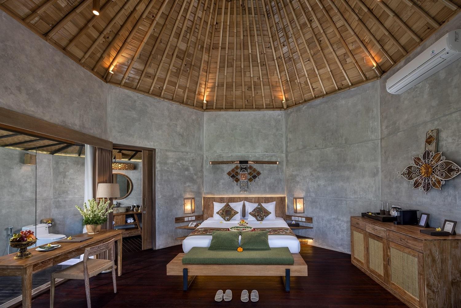 Villa 1 Chambre avec Piscine de Rizière - Petit Déjeuner Flottant (1 Fois) et Avantage Gratuit