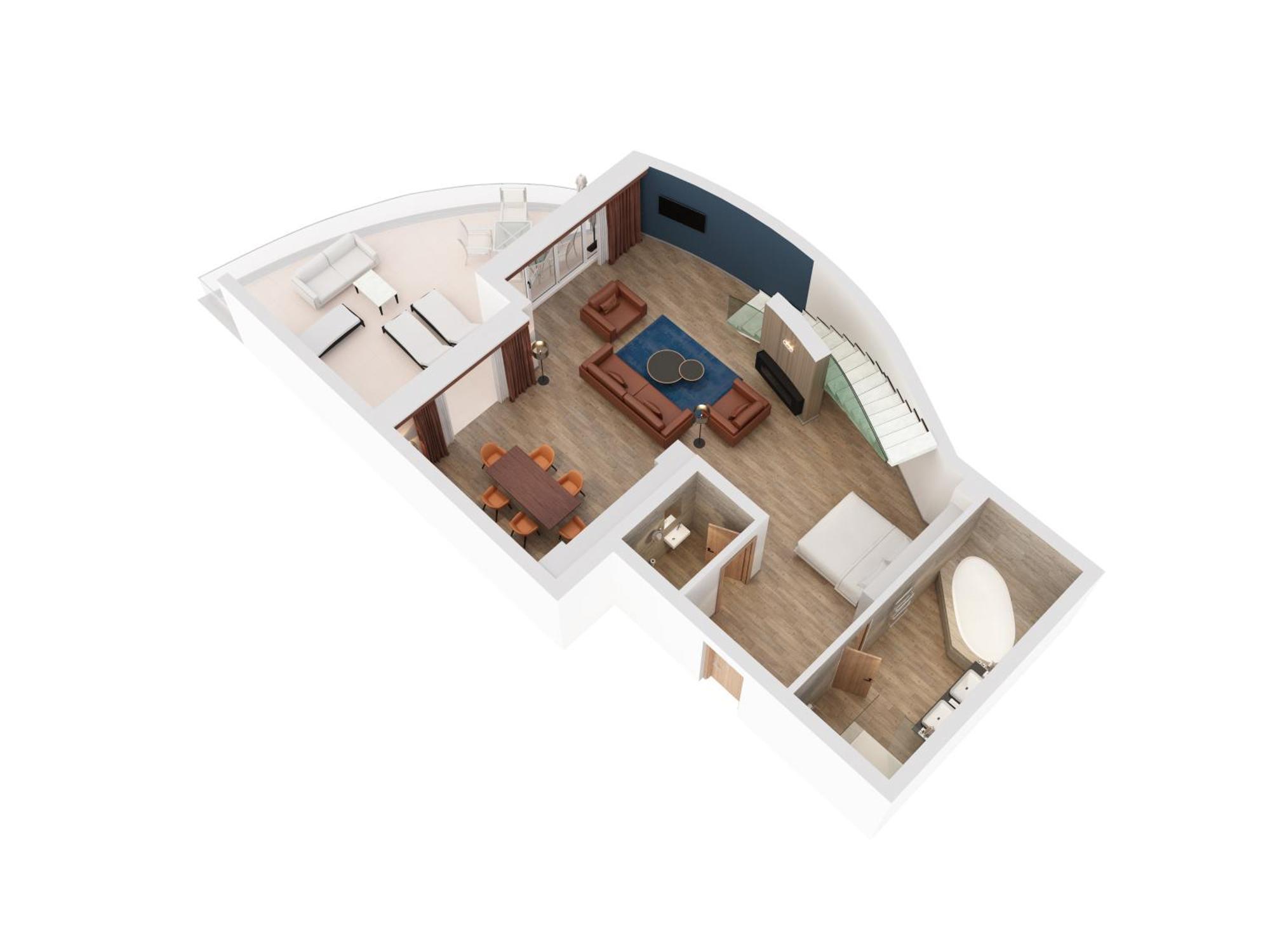 Three-Bedroom Villa Apartment Sea View,1766237266:JPEG