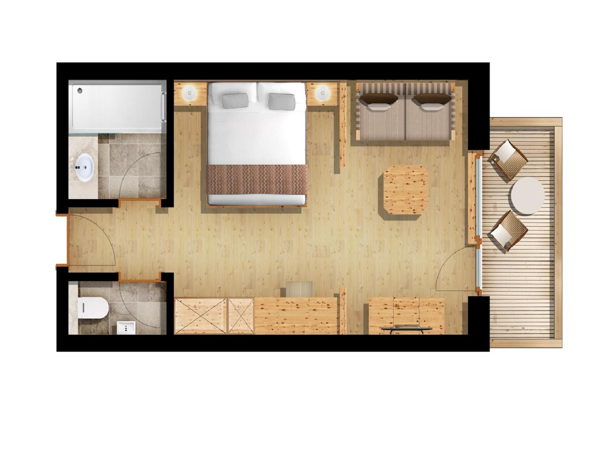 Deluxe Double Room Balcony