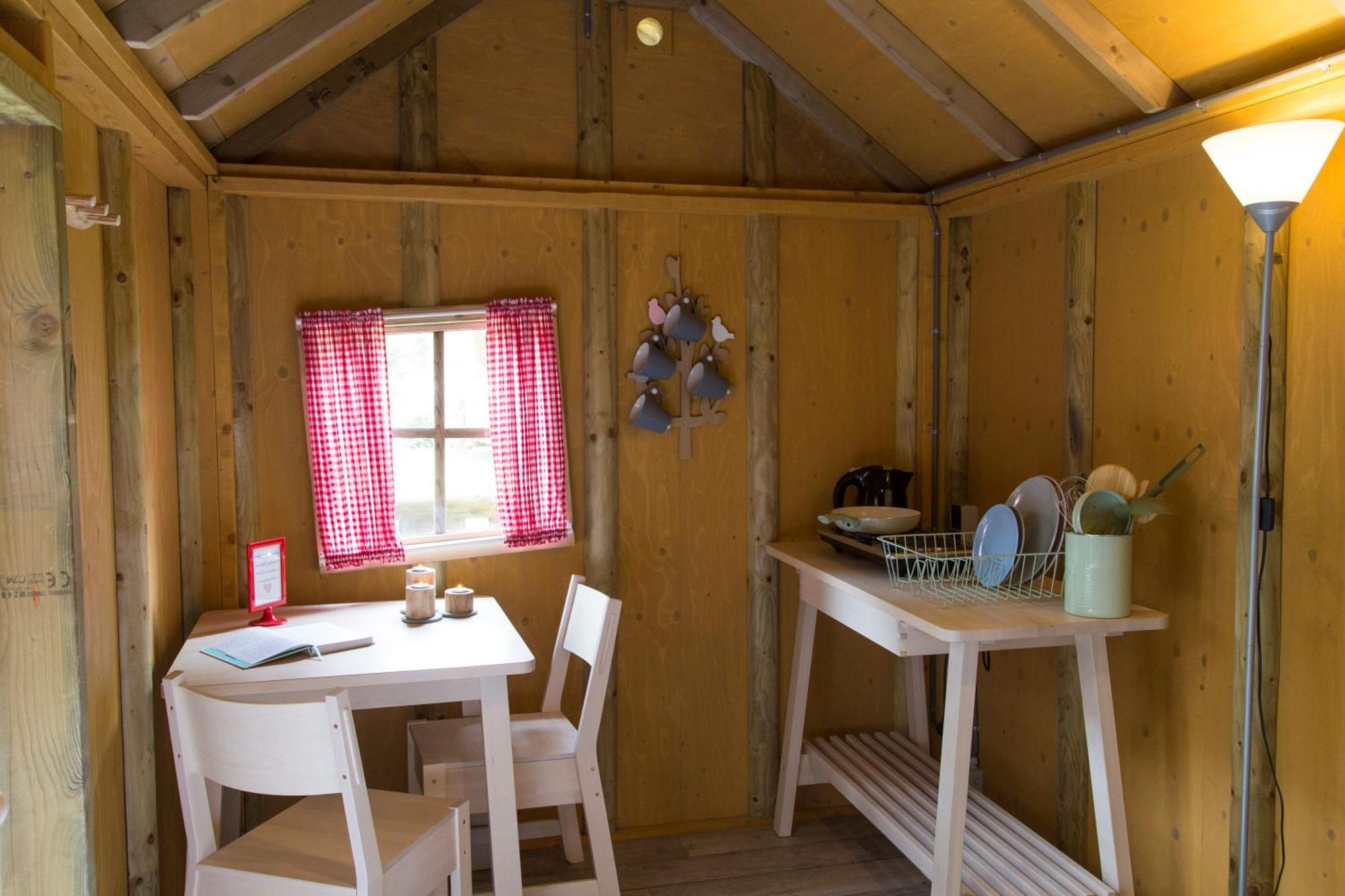 Wooden Log Cabin no bathroom