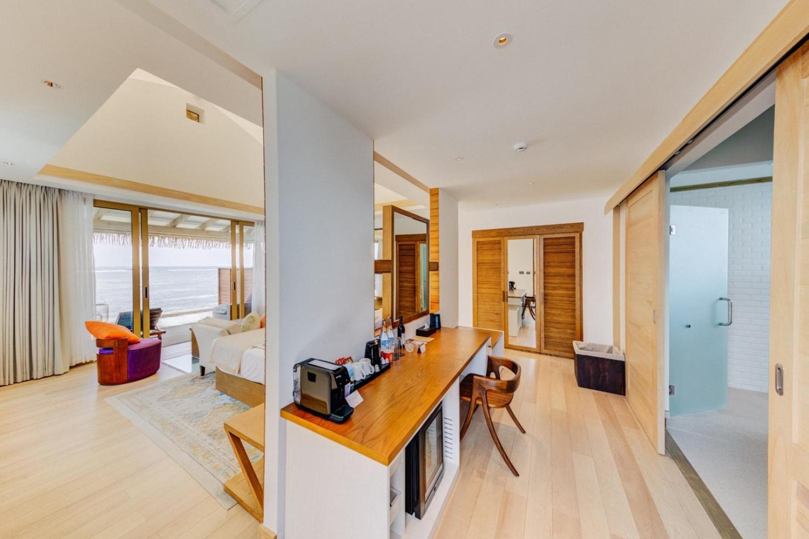 Water Bungalow domestic transfers 1 up to 2 guests stays valid to 31 Oct 2027 Spa
