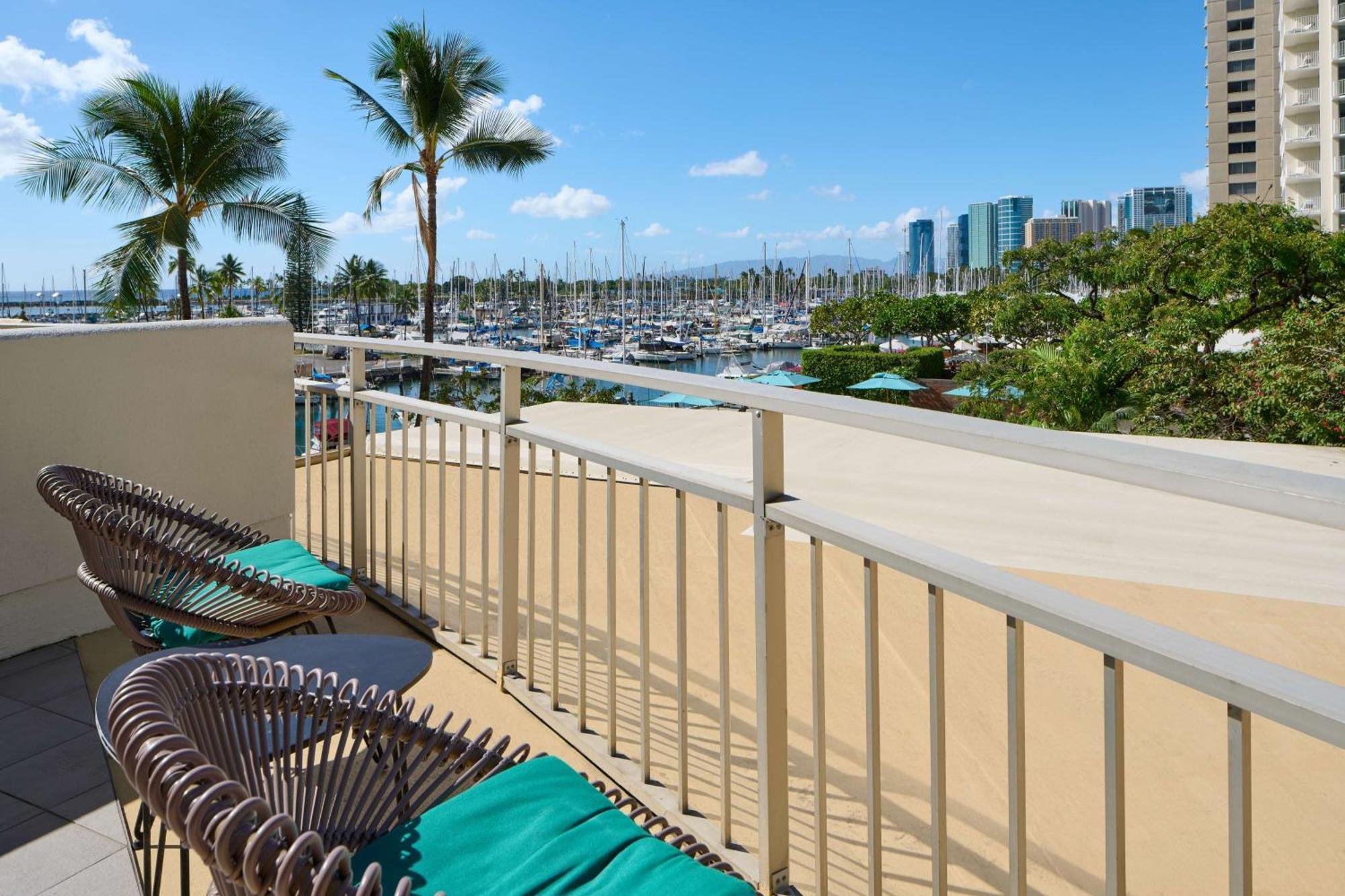 Luxury Junior Suite Partial Ocean View Kitchen