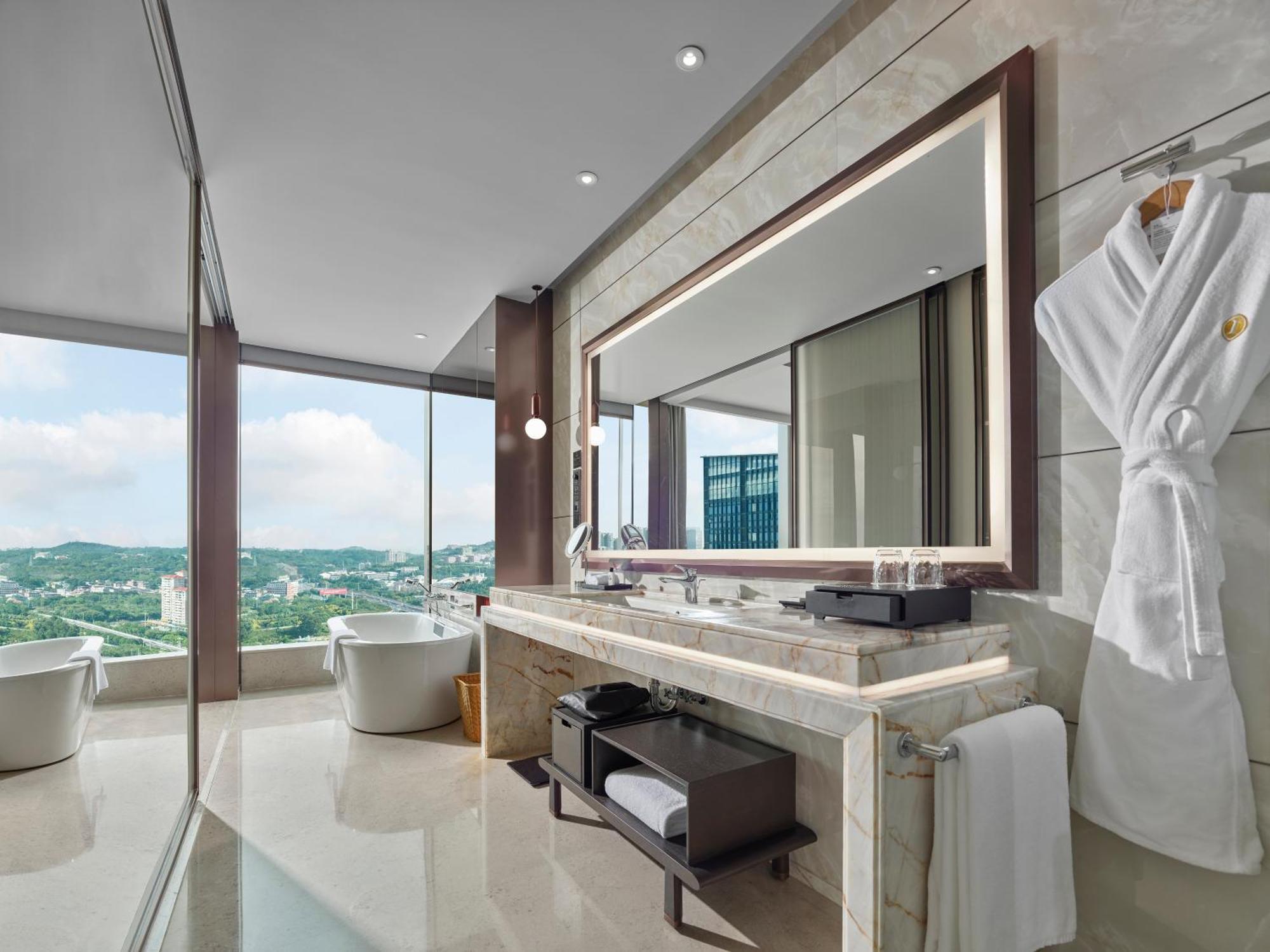 Classic Double Room with Two Double Beds and City View