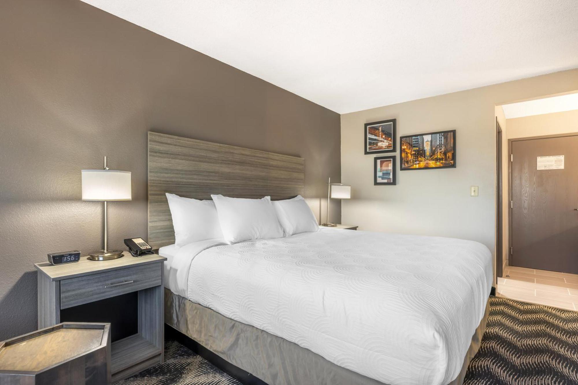 1 King Bed, Nonsmoking, Accessible, Roll-In Shower
