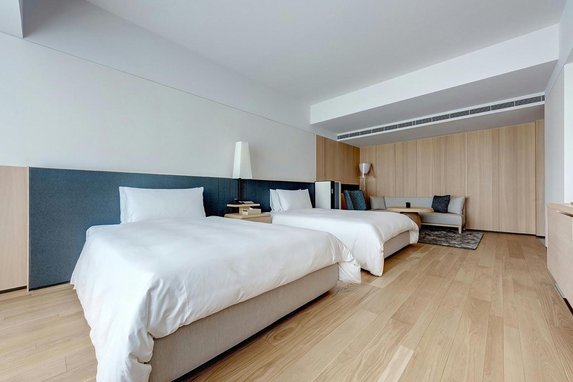 Deluxe Room with Two Double Beds and City View