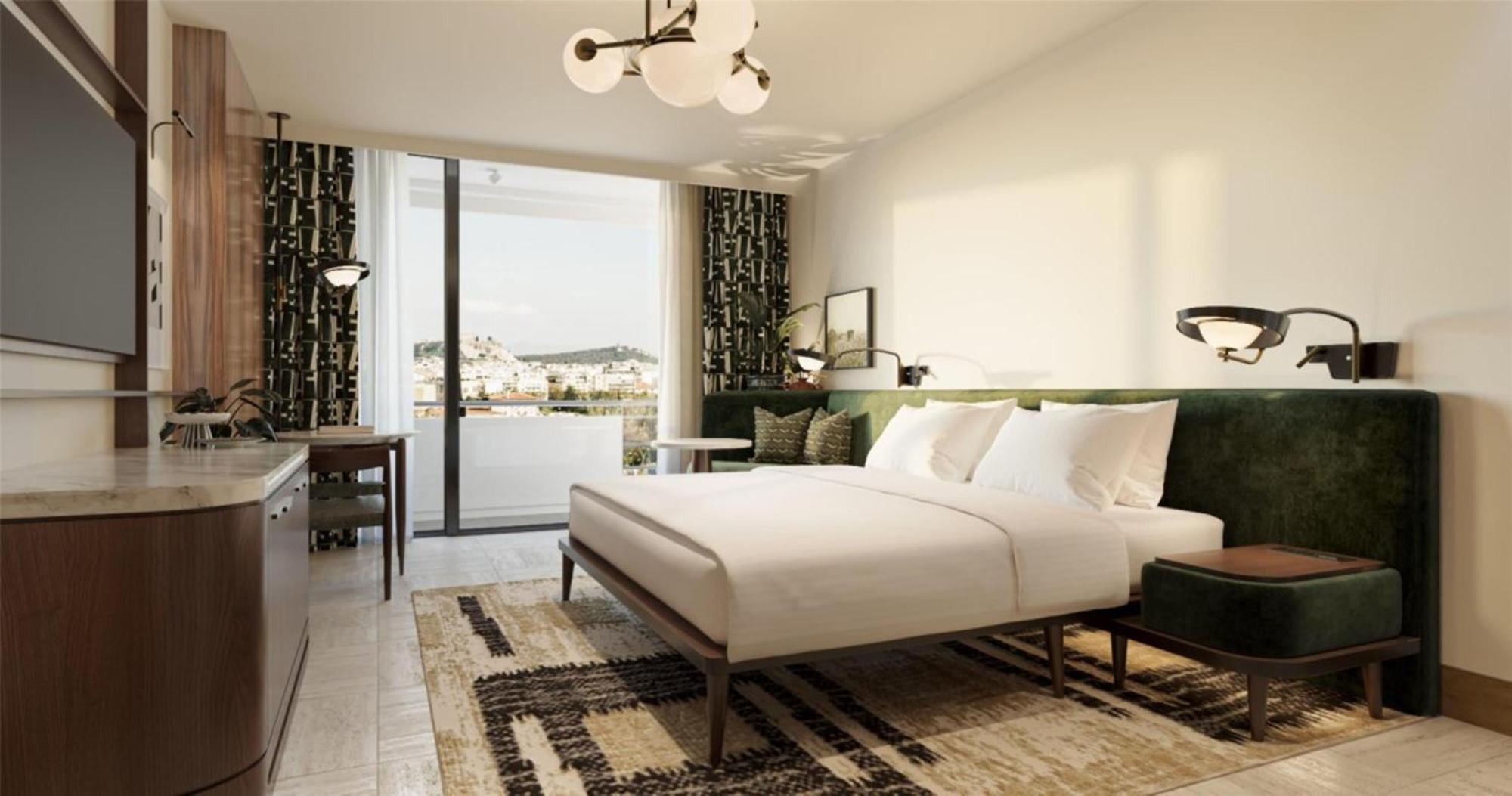 One-Bedroom Premier King Suite with Acropolis View