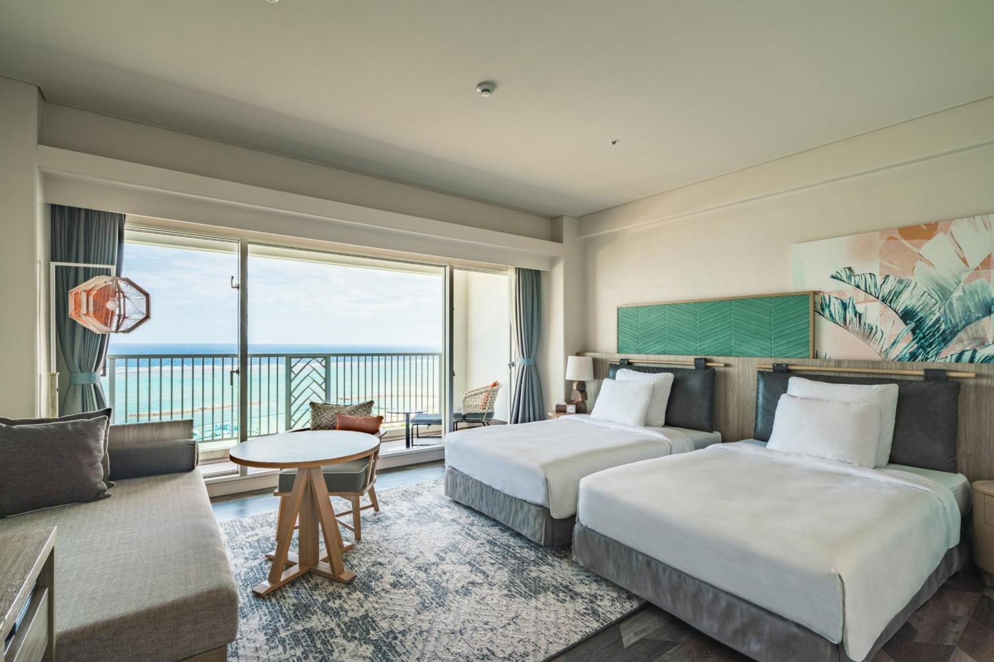 Twin Room with Ocean View - High Floor/Ocean Wing