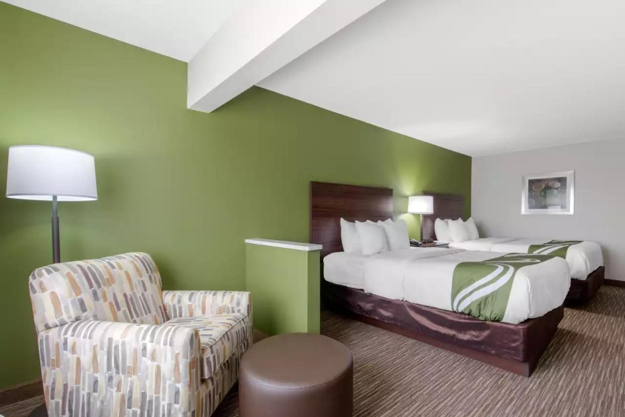 Queen Suite with Two Queen Beds - Non Smoking/Ground floor/Interior Corridor