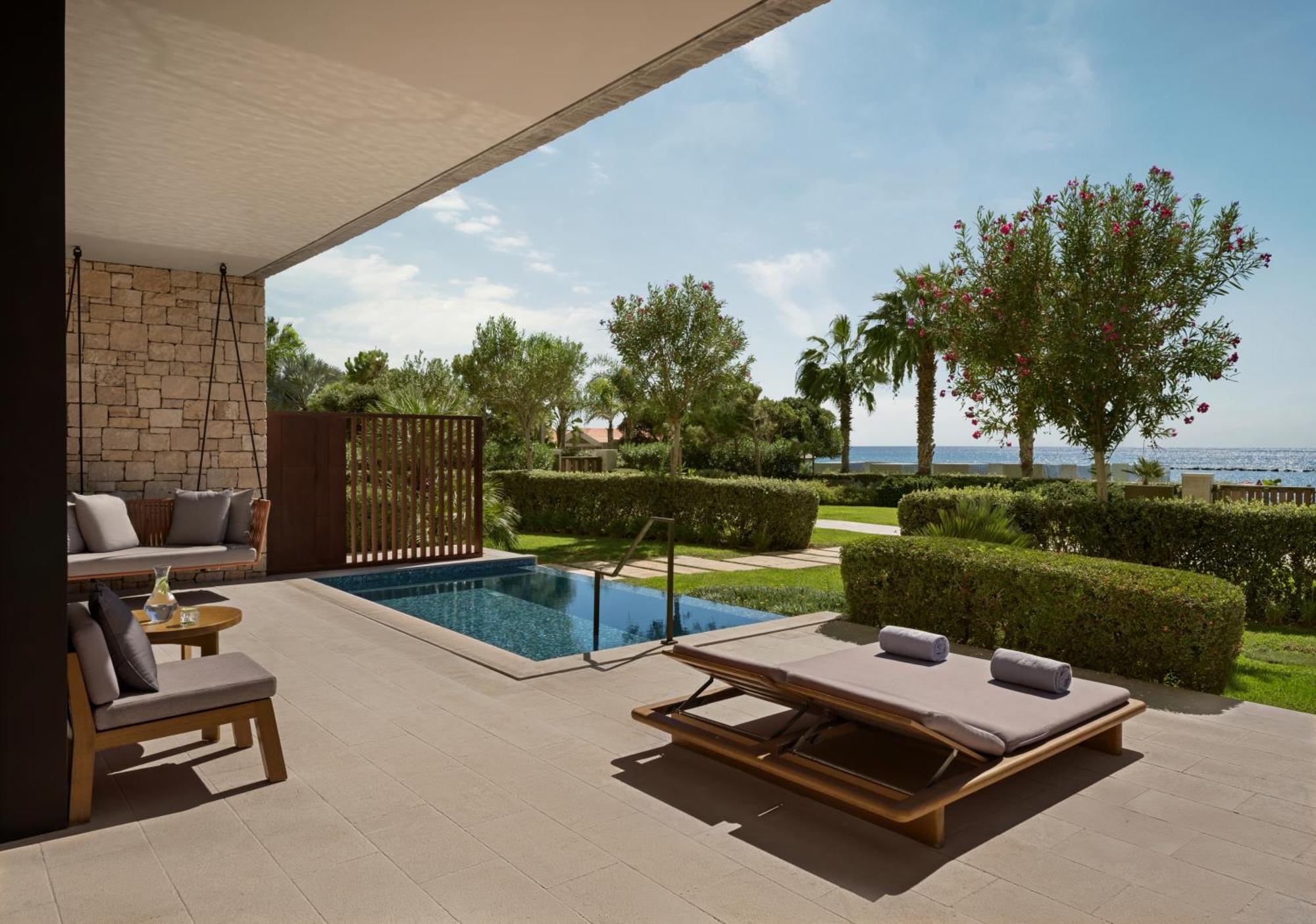 Suite Pergola en Bord de Plage avec Piscine Privée