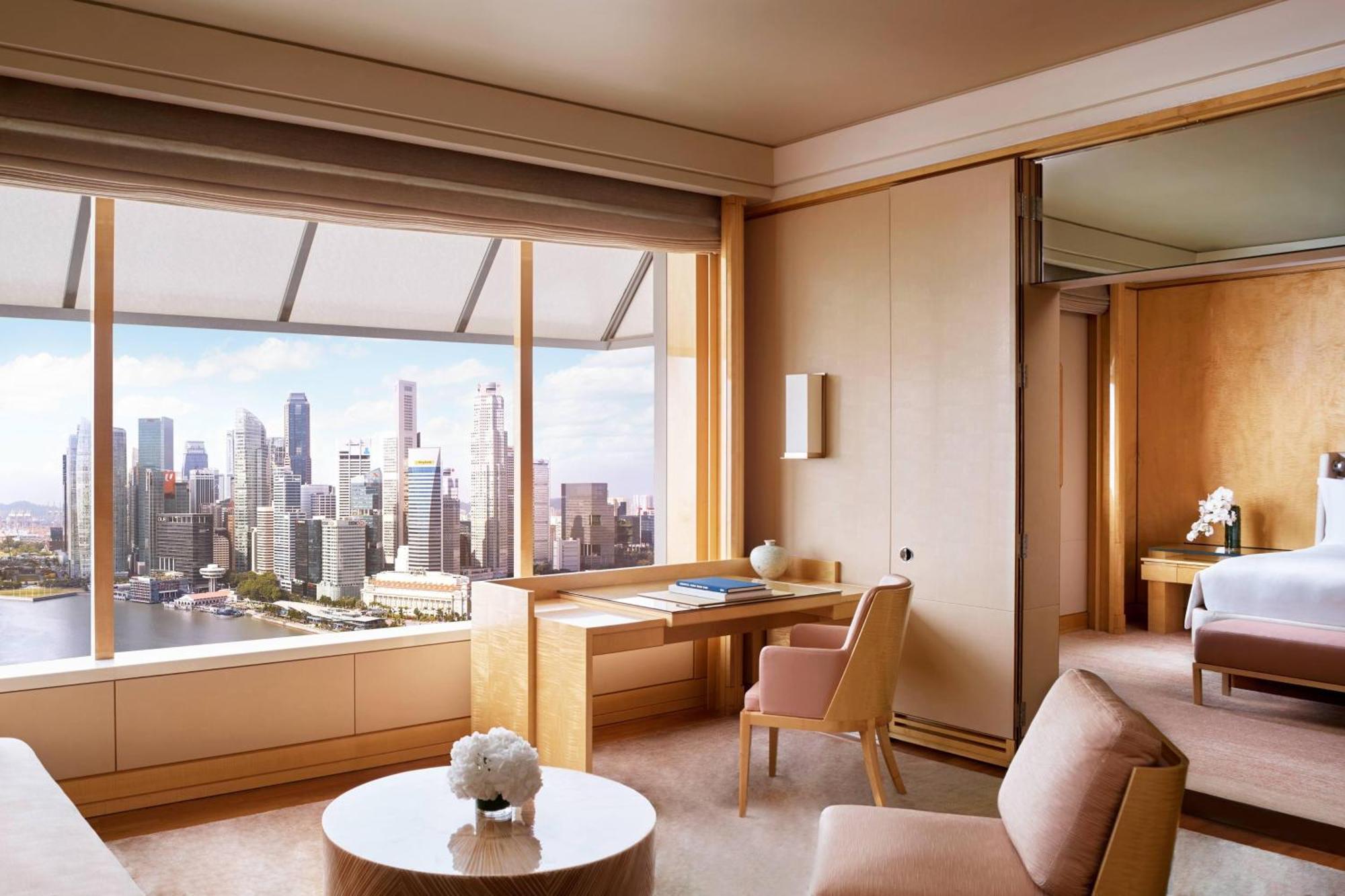 Club Deluxe Suite, 1 Kingsize Bed, Uitzicht op de Marina Bay, Toegang tot de Lounge