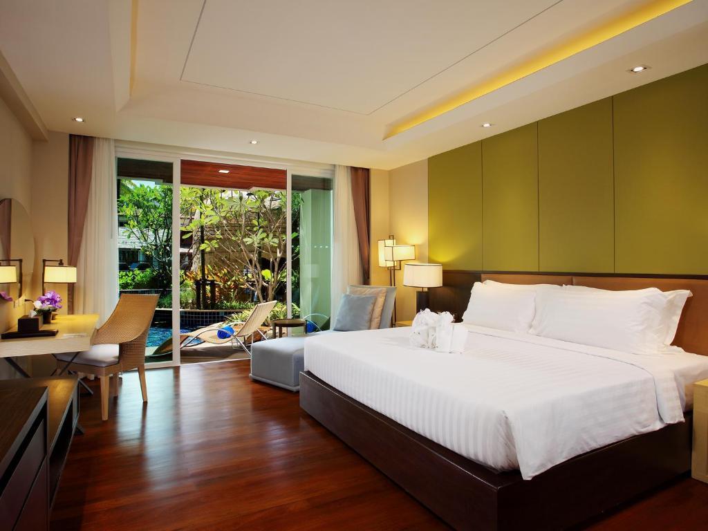 Chambre Double Première avec Accès Piscine