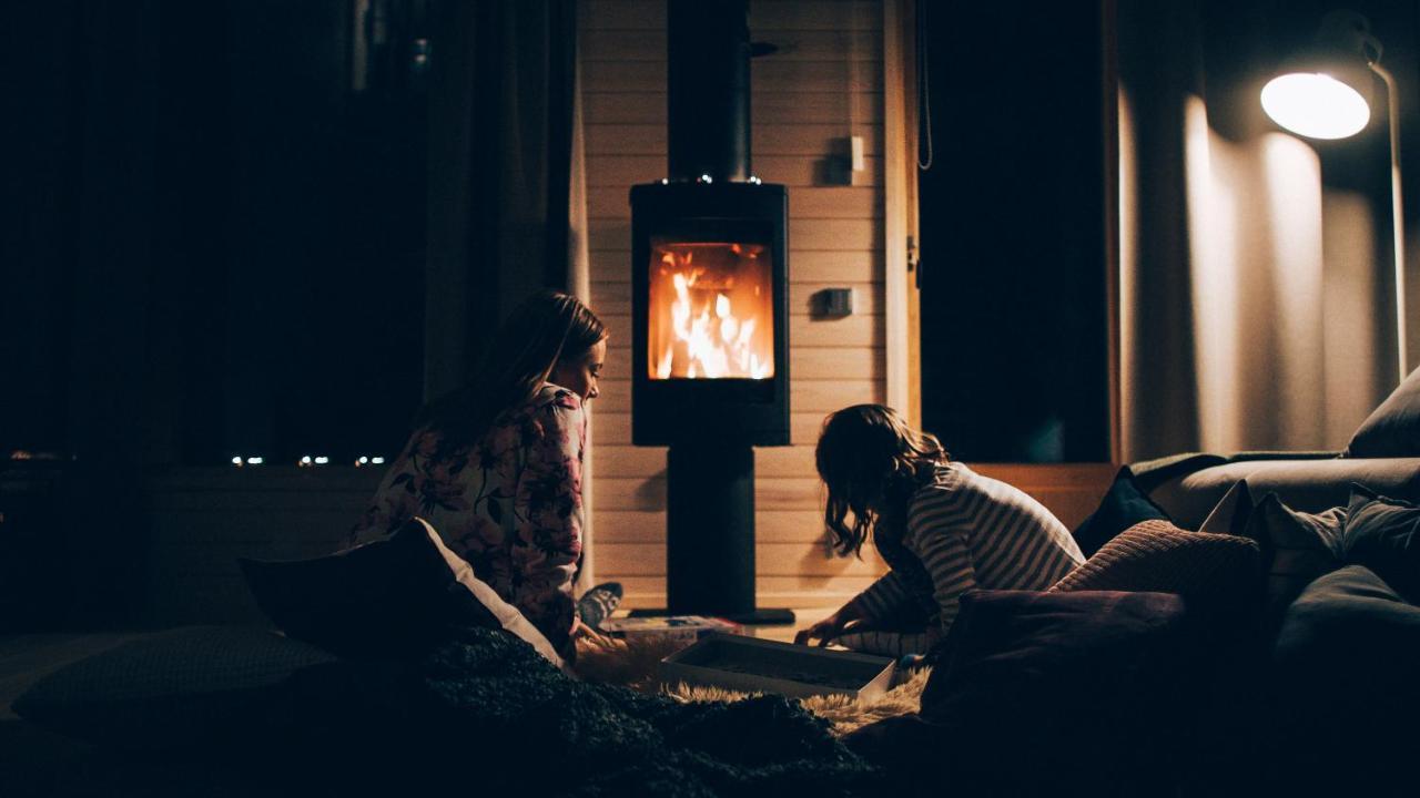 Cottage Nordique avec Lits Jumeaux