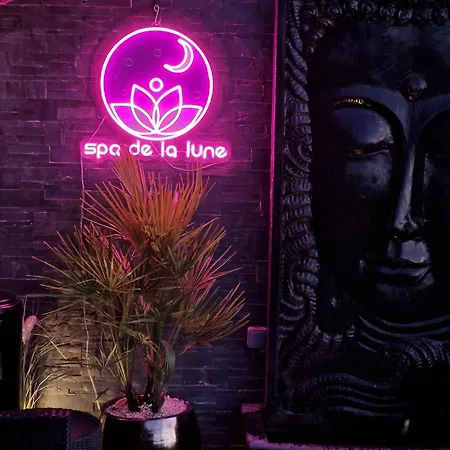 Spa De La Lune - Private Love Room Suite With Terrace And View - Air Conditioned- Double Jacuzzi - Sauna - King Size Bed - Free Wifi - Free Parking - Free Breakfast - Close To Cdg Airport And To The North Of Paris-3