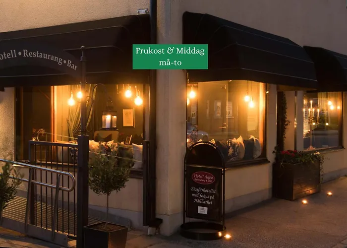 Hotell Aqva Restaurang & Bar Ett Biosfaerhotell Med Fokus Pa Hallbarhet