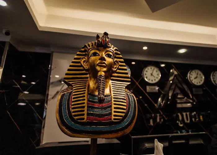 Turquoise Pyramids & Grand Egyptian Museum View