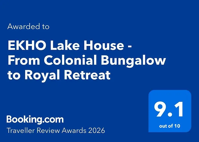 Ekho Lake House - From Colonial Bungalow To Royal Retreat